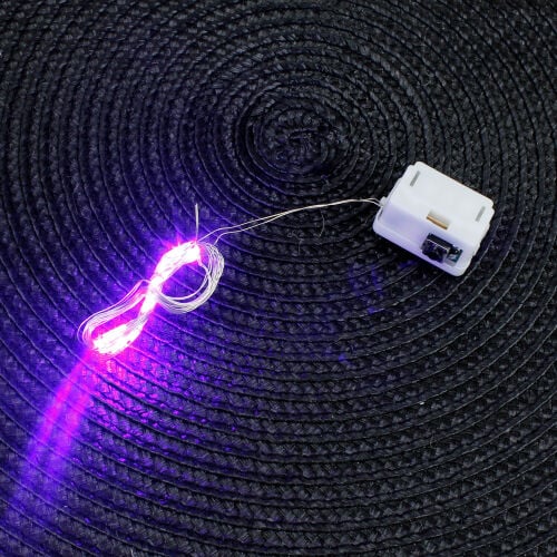 1 Metre Peri Led Pembe Renk - Kare Dekor