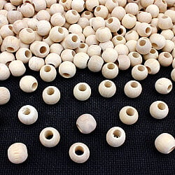 14 mm Ahşap Yuvarlak Boncuk 100’lü Paket - 3
