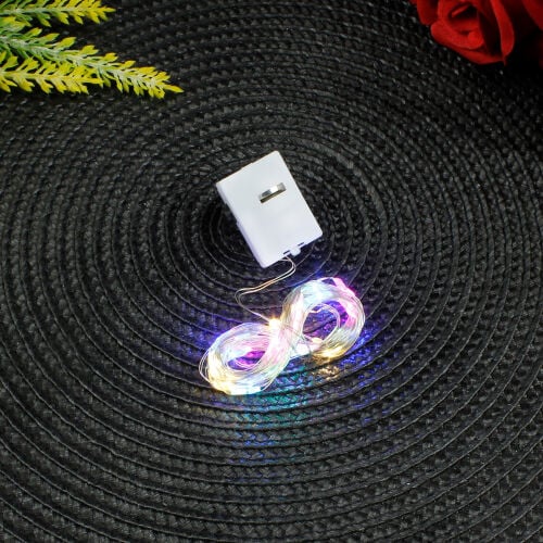3 Metre Peri Led RGB Işık - Kare Dekor