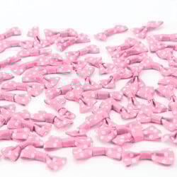 2,5 CM Puantiyeli Fiyonk Pembe - 2