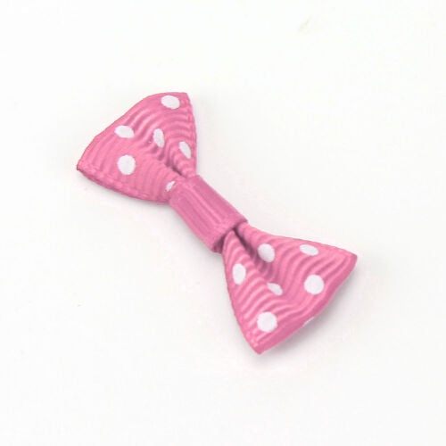 2,5 CM Puantiyeli Fiyonk Pembe - 3