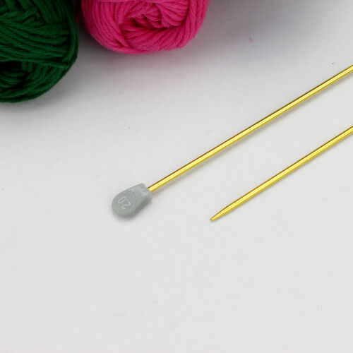 35 cm Renkli Örgü Şişi Alüminyum 2 Numara - 2