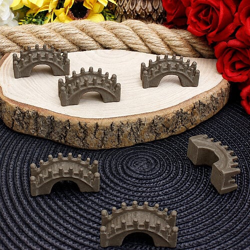 3D Kemerli Köprü Teraryum Obje Bakır 2,5x5 cm - Toptanalim