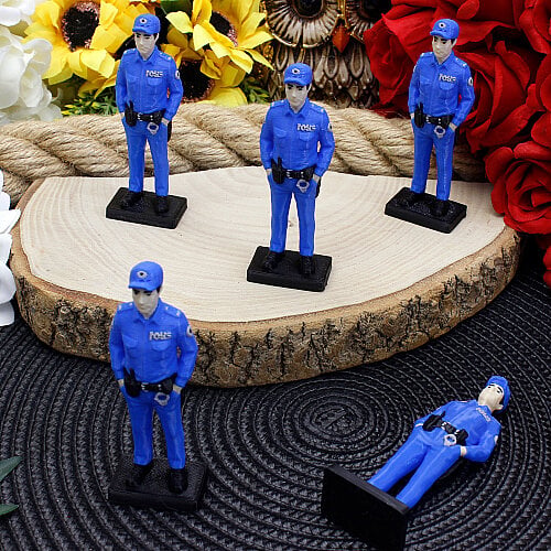 3D Polis Teraryum Obje 3x8,5 cm - Toptanalim