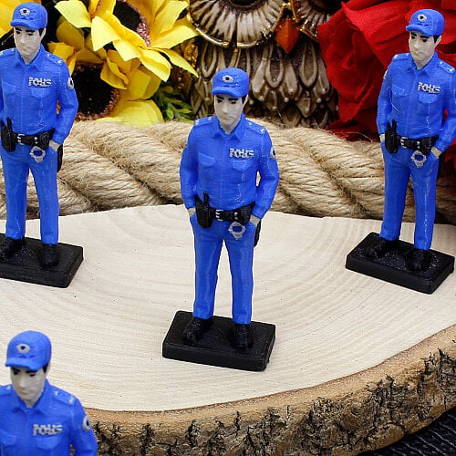 3D Polis Teraryum Obje 3x8,5 cm - Toptanalim (1)