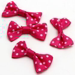 4 CM Puantiyeli Fiyonk Fuşya - 1