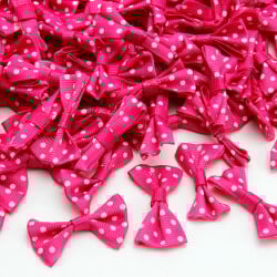 4 CM Puantiyeli Fiyonk Fuşya - 2