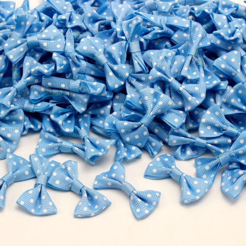 4 CM Puantiyeli Fiyonk Mavi - 2