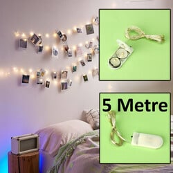 5 Metre Kendinden Pilli Peri Led Gün Işığı - 1