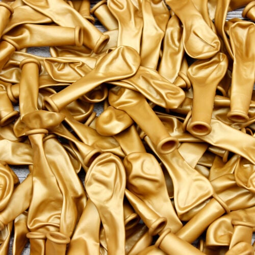 5 inch Küçük Boy Gold Metalik Balon - 1