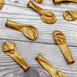 5 inch Küçük Boy Gold Metalik Balon - 2
