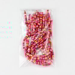 6mm Karışık Renk Fimo Boncuk 1 Bağ - 2