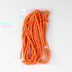 6mm Turuncu Fimo Boncuk 1 Bağ - 2