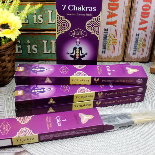7 Çakra Premium Tütsü Çubukları - 1