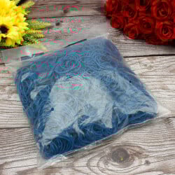 7 CM Mavi Renk 500 Gr Paket Lastik - 3