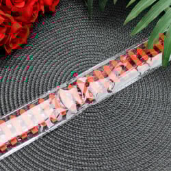 90CM Ahşap Çit Kırmızı - 3
