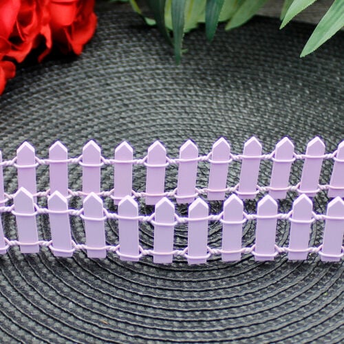 90CM Ahşap Çit Lila - 2