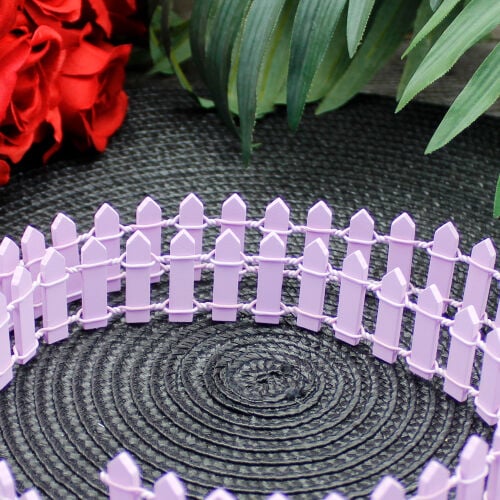 90CM Ahşap Çit Lila - 1