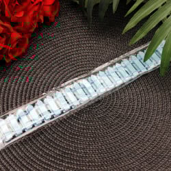 90CM Ahşap Çit Mavi - 3