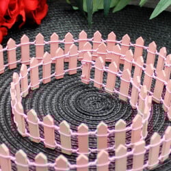 90CM Ahşap Çit Pembe - 1