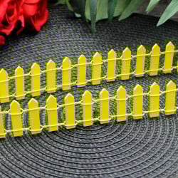 90CM Ahşap Çit Sarı - 2