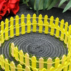 90CM Ahşap Çit Sarı - 1