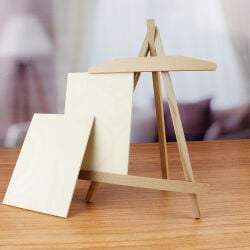 Ahşap Şövale 18x28CM - 2