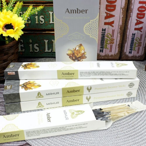 Amber Premium Tütsü Çubukları - Kare Dekor