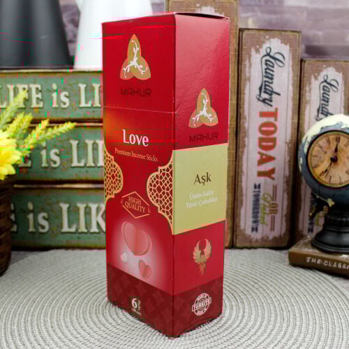 Aşk Kokulu Premium Tütsü Çubukları - Kare Dekor (1)