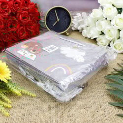 Asorti Ayıcık Desen Hediyelik Karton Çanta 12'Li Paket - 7