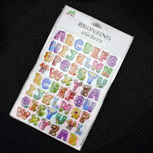 Asorti Bronzing Stickers - 7
