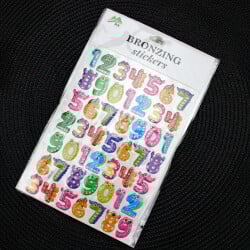 Asorti Bronzing Stickers - 8