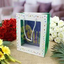 Asorti Happy Birthday Pencereli Hediyelik Karton Çanta 12'Li Paket - 4