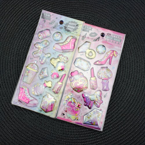 Asorti Kabartma Sticker - 4