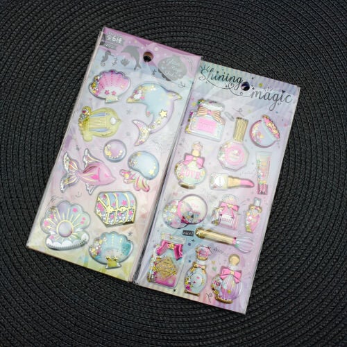 Asorti Kabartma Sticker - 5