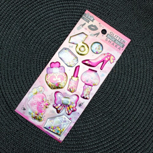Asorti Kabartma Sticker - 6