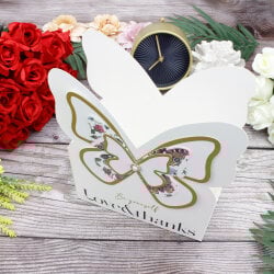Asorti Kelebek Tasarım Karton Çiçeklik - 3