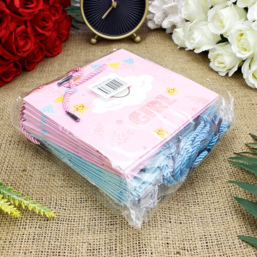 Asorti Küçük Girl Boy Hediyelik Çanta 12'Li Paket - 5