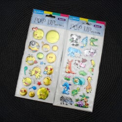 Asorti Renkli Şekilli Sticker - 2