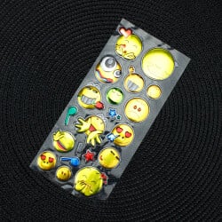 Asorti Renkli Şekilli Sticker - 5