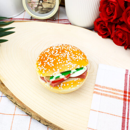 Asorti Squishy Gerçekçi Hamburger Buzdolabı Magnet - Toptanalim (1)
