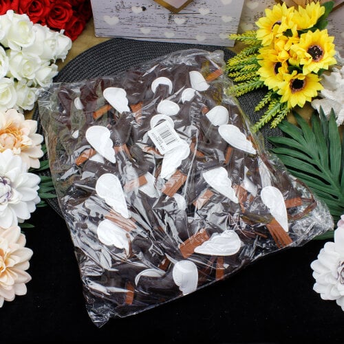 At Figürlü Çanta Charm Aksesuar Kahverengi - Kare Dekor (1)