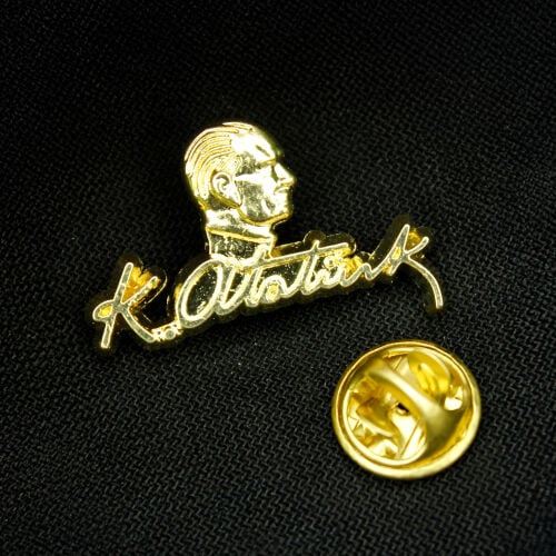 Atatürk Yaka Rozet Gold 30'lu Paket - 1