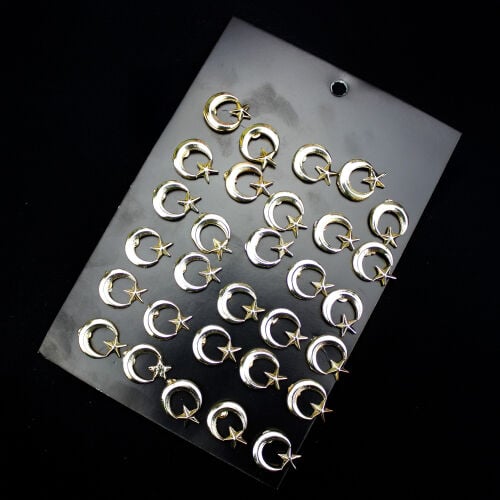 Ay Yıldız Yaka Rozet Gold 30'lu Paket - 2