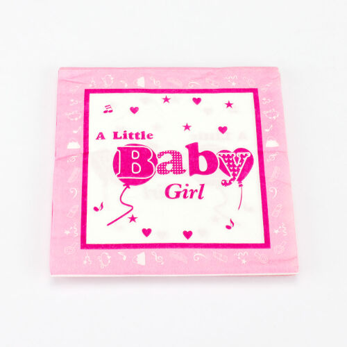 Baby Girl Peçete Pembe- 33 x 33 cm 20'Li Paket - 1