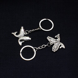 Balık Figürlü Metal Anahtarlık 12’li Paket - 2