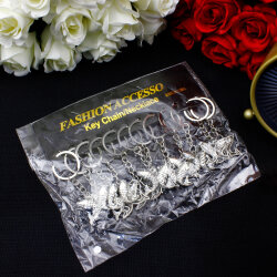 Balık Figürlü Metal Anahtarlık 12’li Paket - 4