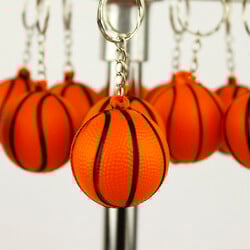 Basketbol Stres Topu Anahtarlık 12'li Paket - 2