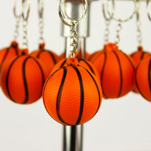 Basketbol Stres Topu Anahtarlık 12'li Paket - 2