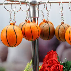 Basketbol Topu Puf Anahtarlık 12’li - 1
